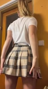 Ass Schoolgirl Skirt by emmammayo