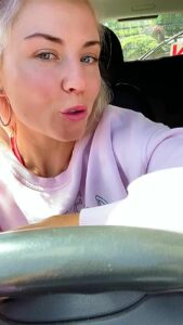 Car Showing boobs Blonde by irish_nessa