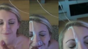 Casting Couch X : Facial Cum and Brunette POV sex