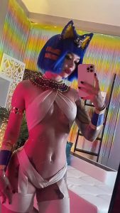 Cosplay Mirror Fake boobs by purplebitch