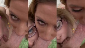 Evil Angel : Blowjob and Blonde Threesome POV sex