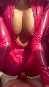 Latex Huge boobs Riding by prettyinpinkxoxo