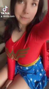 Naked Cosplay Huge boobs by tiktok-naked