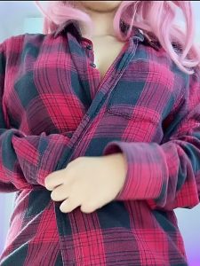 Pink haired Tits Big boobs by hatsuzume