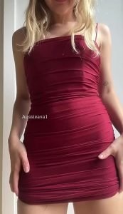 Showing tits No panties Dress by aussieava