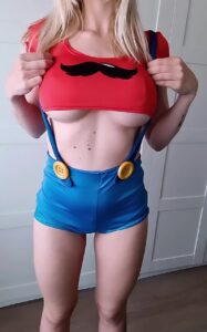 Cosplay Tits Petite by tinybelgianblondie