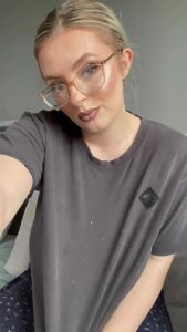 Glasses Titty drop Huge boobs by peachnmelons