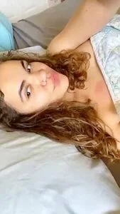 Slapping Tits Showing Off Body