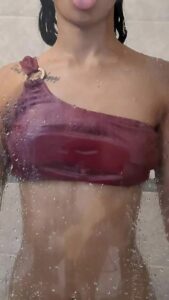 Wet Shower Naked boobs by tropicalangeles